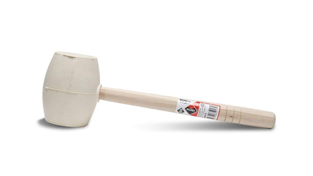 Rubi - White Rubber Mallet 500 Gr. 65913