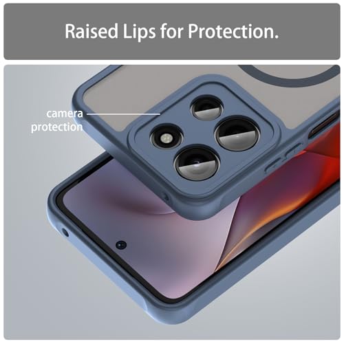 Image of Compatible with Moto G Play 2026 Case Cover,Compatible with MagSafe,Anti-Fall,Compatible with Motorola Moto G Power 2026 / Moto G 5G (2026) Cell Protective Phone Case Blue