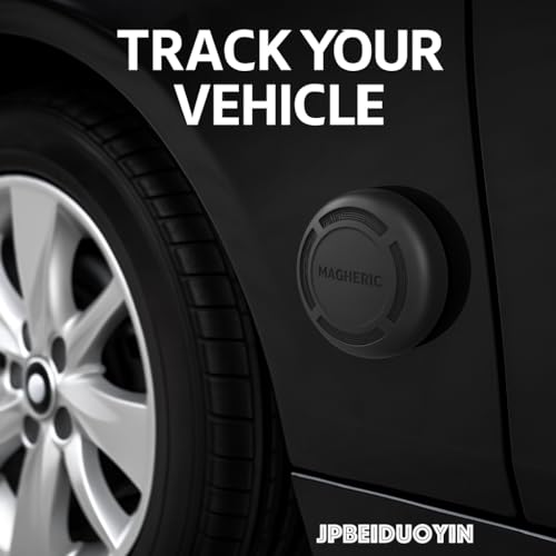 JPBEIDUOYIN Mini GPS Tracker for Vehicles – Works with Apple Find My, No Monthly Fee, Hidden Magnetic Car Tracker Device for Vehicle Location Tracking (iOS Only) - Image 4