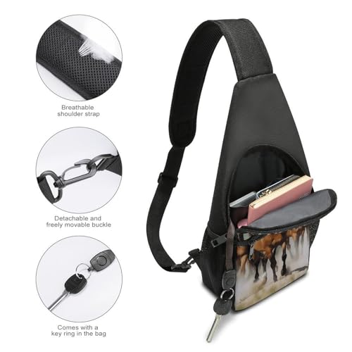 Bolso running horses tipo bandolera para senderismo miniatura 4