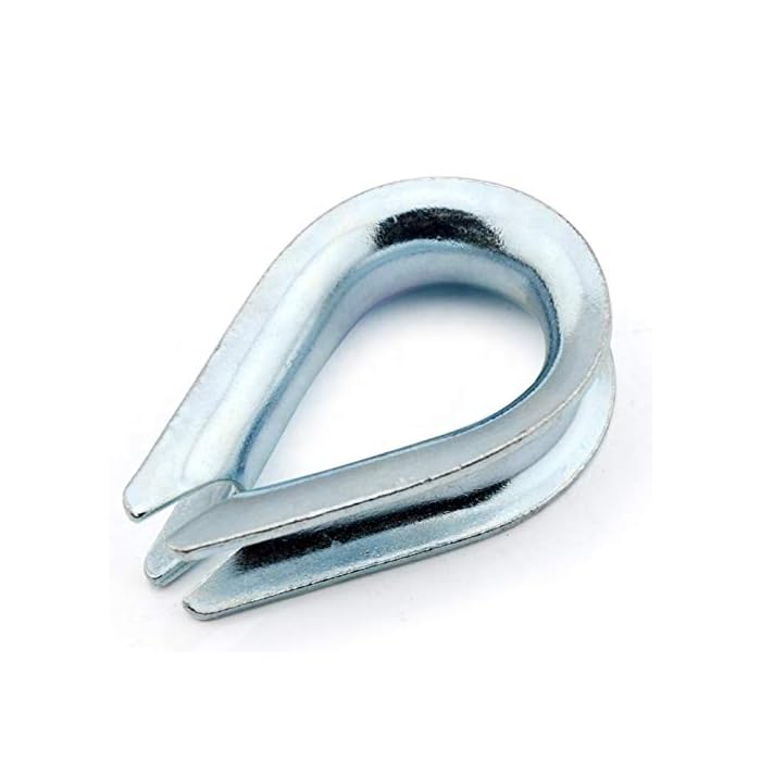 Buy Constrabo® 10x Wire rope thimble 6 mm DIN 6899 B Galvanized