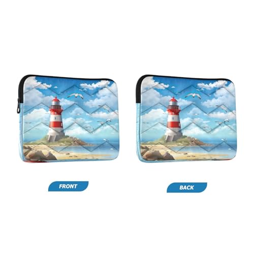 Funda para portátil de 13-14 pulgadas Sunny Sky Lighthouse miniatura 2