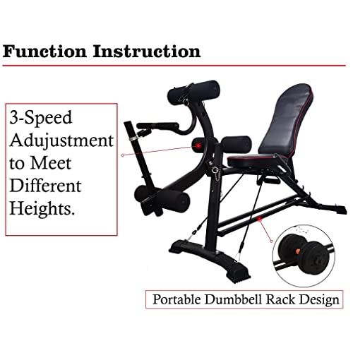 DSFEOIGY-Multifunctional-Weight-Bench-Adjustable-Strength-Training-Bench-for-Home-Gym-Full-Body-Workout-Equipment