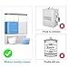Conwomin Laundry Detergent Dispenser, Wall Mounted Laundry Scent Boosters Beads Dispenser with 2 Cups for Rice, Beans, laundry powder, Stain Remover Powder, Laundry Beads Container (105 oz)