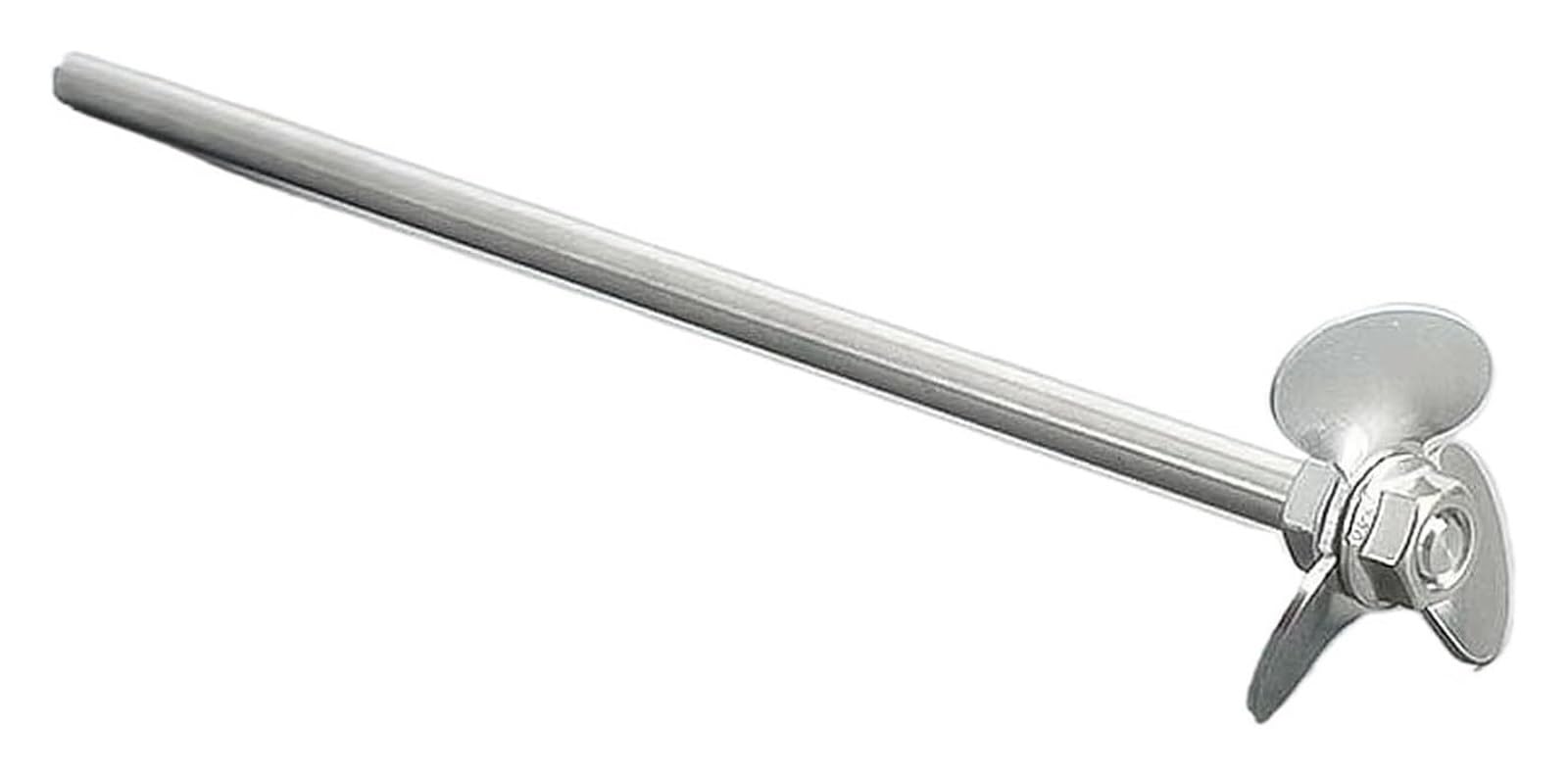 Śmigło dyspersyjne ze stali nierdzewnej, trzy ostrza do mieszania powietrza laboratoryjnego ze stali nierdzewnej, średnica 40 120 mm (ostrze 80 mm z prętem)
