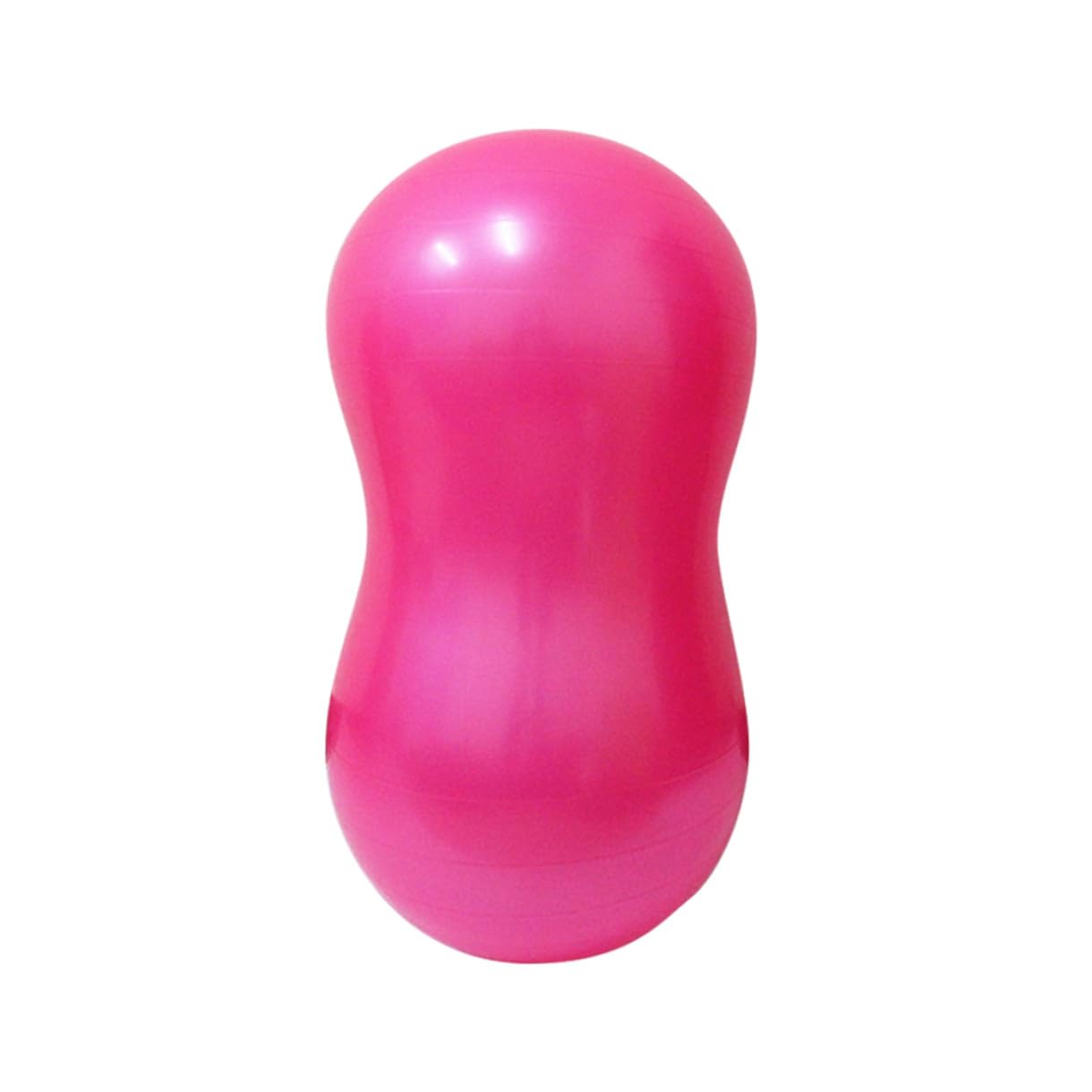 Gymnastikball in Erdnussform, Dicker PVC Balanceball für Pilates und Yoga | Peanut Form, Anti Burst, Rosa, für Heimtraining und Gleichgewichtstraining, aus PVC, für Pilates und Erwachsene