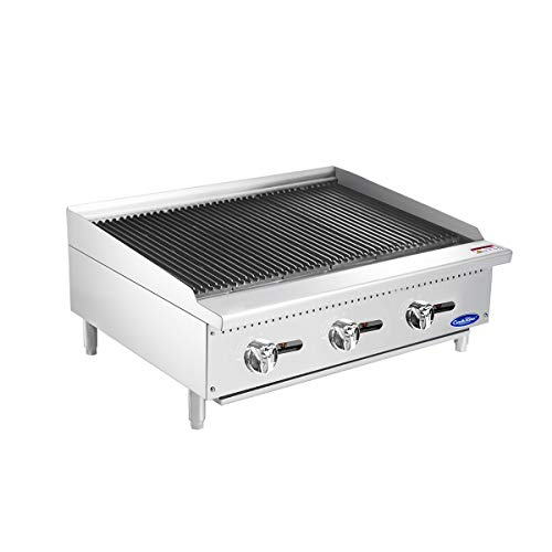Atosa ATCB Natural Gas Commercial Lava Rock Charbroiler, 36