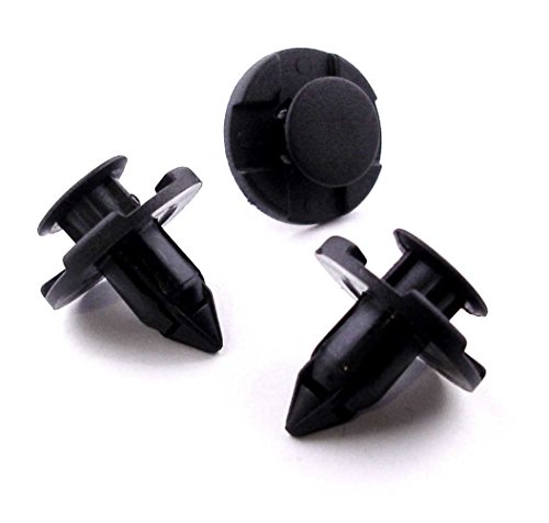 20 x Clips Agrafe Plastique 8mm Bouclier / Garnissages / Habillages / Joint de Capot - Pour Honda Mazda Nissan - 91545SE0003 - LIVRAISON GRATUITE!