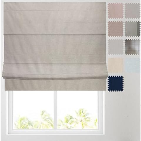 Barnes Blinds Soft Textured Blackout Roman Blinds Cover