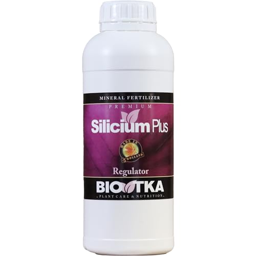 Biotka Silicium - Plantensil | Potenziatore di Silicio per Piante | Miglioratore del Terreno Organico per una Crescita Vegetale Forte e Sana (1liter)