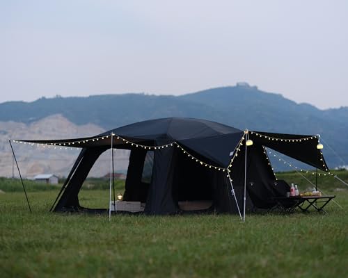 Image of Vidalido 8-10 Person Camping Tent with 3 Door 2 Room Large