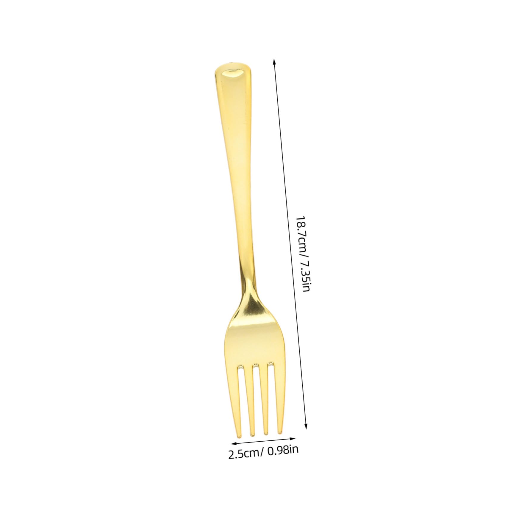 HOLIDYOYO 25pcs Heavy Duty Disposable Forks Silverware Set Party Forks for Birthday Wedding Dinner Silverware Cutlery