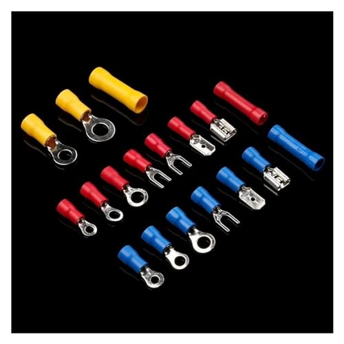 image for EKFVNIQQ 140 Pieces Assorted Spade terminals Insulated Cable connector