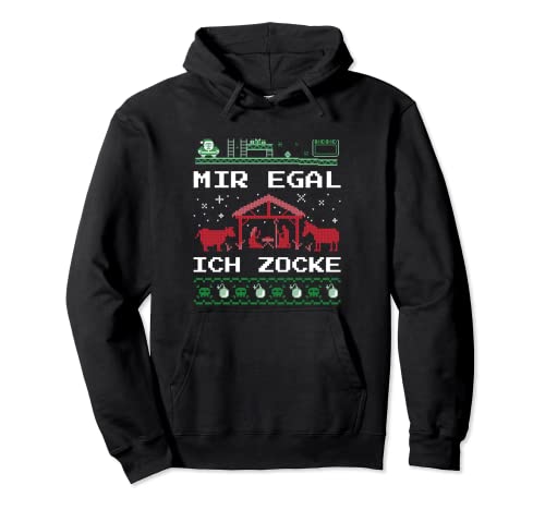 Noël ? Je t'aime, je zocke! Ugly Christmas for Gamer Sweat à Capuche