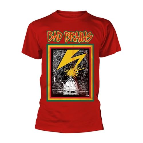 Plastic Head Bad Brains 'BB' (Rouge) T-shirt, Rouge, S