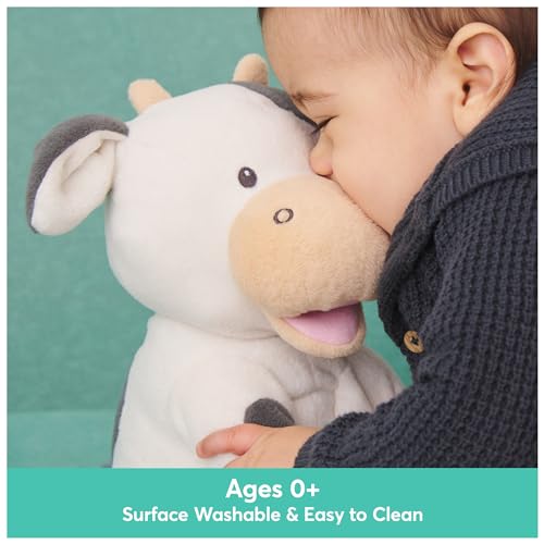 GUND Buttermilk the Cow Animated Plush: Singing Stuffed Animal for Babies, Cream/Grey, 12