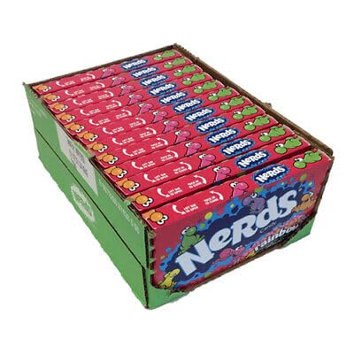 Rainbow Nerds Crunchy Candy 141G I Pack of 12