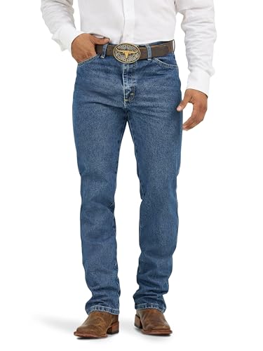Wrangler Herren Jeans George Strait Cowboy Cut Slim Fit, Dark Stone, 36W / 30L – Ansicht 1