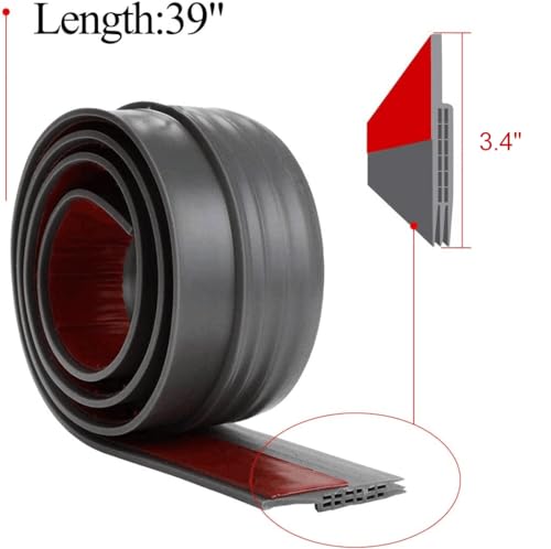 Image of [New Upgrade] Huge Gap Door Draft Stopper - 3.4 inch W Widened Sweep Seal Up to 1.8 inch for Interior & Exterior - Keeping Draft, Noise, Dust and Unwanted Animals Out, 39 inch L, Grey