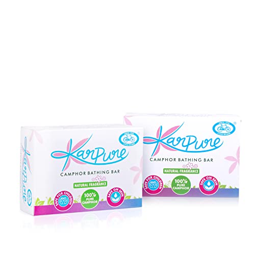 Image of Cycle Karpure Camphor Bathing Bar - Moisturising Soap, No Paraben /Silicone - Pack Of 2