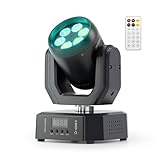 【Réglage précis de l'intensité lumineuse, projection grand angle】Avec un angle de faisceau de 25° et une gradation linéaire de 0 à 100 %, cette lampe disco offre un contrôle précis de l'effet lumineux. Associée à une rotation flexible de 360° sur l'axe X et de 180° sur l'axe Y, elle couvre une zone de projection plus large.