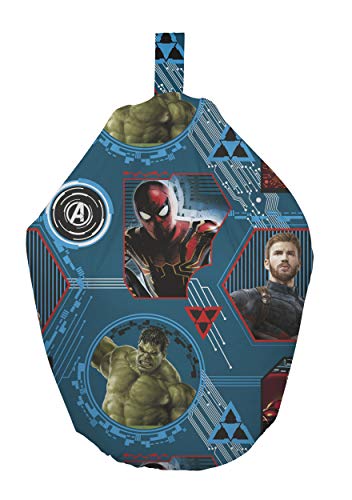 Marvel Avengers Mission Bean Bag, Fabric, White