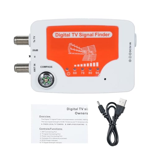 Rilevatore di segnale TV digitale misuratore di potenza del antenna TV terrestre di del con bussola