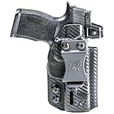 Rounded Druid IWB/OWB Holster w/Claw & Wedge Fits: Staccato C2/CS/P Holster - Ambi - Carbon Fiber Black Kydex - Concealment Express - American Made