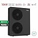 ALSAVO Monoblock Luft Wärmepumpe INVERBOOST HEAT R290 10 kW, Einphasig mit Doppellüfter, A+++ Energieeffizienz für Warmwasser und Heizung, BaFa Förderfähig