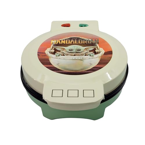 Uncanny Brands Star Wars The Mandalorian The Child Waffle Maker - Baby Yoda Waffles