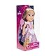 Disney Princess Aurora Puppe 35cm, reflektierende Glitzeraugen, bewegliche Gelenke, ausziehbares Kleid, Schuhe, Krone, langes Blondes Haar, für Mädchen ab 3 Jahren