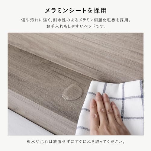 RASIK ベッド セミダブル フレームのみ FICUS フィカス の商品画像 7