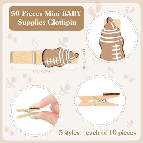 Image of Patelai 321 Pcs Kraft Baby Shower Games for Girl or Boy Set 5 Games Includes Funny Baby Shower Bingo Price Is Right Prediction and Advice Don't Say The Words Word Scramble Gender Neutral