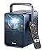 Produktbild ULTIMEA Beamer 4K Android TV 11.0, True 4k Heimkino Beamer 1000 ASIN-Lumen, 20W, Dolby Audio, Beamer Outdoor Native 1080P, Smart Beamer, WLAN, Bluetooth, Autofokus, Tragbarer Projektor, Poseidon E40