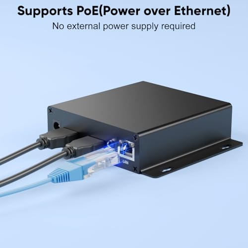 Codificador HDMI PoE con soporte SRT multiprotocolo para directos estables en YouTube 6