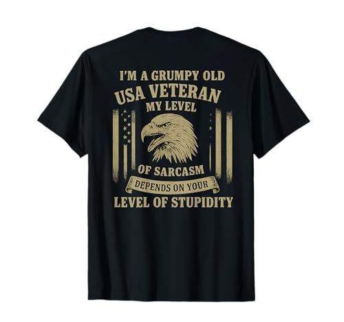 Grumpy Old USA Veteran T-Shirt
