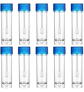 ULTECHNOVO Specimen Cups, 10pcs Laboratory Stool Sample kit Cups for Testing Plastic with lids Pi...