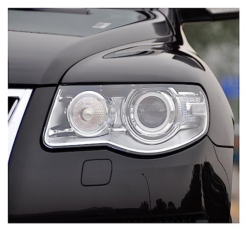 Faros Delanteros Xenon Faro Principal para VW para Touareg 2007 2008 2009 2010 Cubierta Lente Faro Automático Carcasa Faros Pantalla Transparente Carcasa Lámpara Cristal (Tamaño : Izquierda)