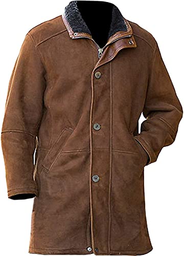 Sheriff Walt Longmire Suede Coat - Officer Suede Coat