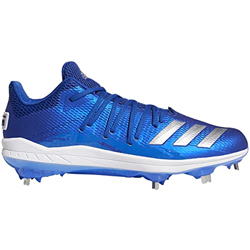 adidas Adizero Afterburner 6 Cleat - Men's Baseball Collegiate Royal/Silver Metallic/Blue