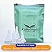 30 Pack 32mm External Condom Catheters for Men Day or Night-Breathable 100%Silicone, Latex Free, Transparent, Moisture Wicking Self Sealing Adhesive, with CathyShack Travel/Storage Bag & Instructions