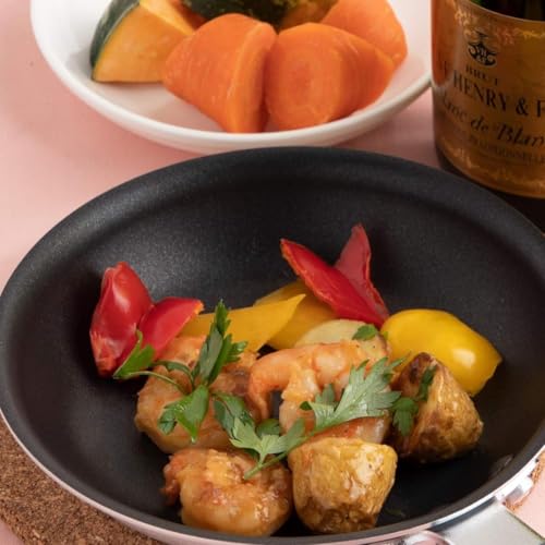 Sarten wok antiadherente de aluminio 11 pulgadas miniatura 2