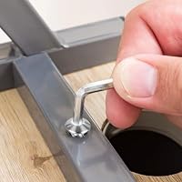 Moqinai 1120 Stück M4 Schrauben Set, Edelstahl Zylinderkopfschrauben mit Innensechskant Muttern Set, metrisches Inbusschrauben Sortiment mit Unterlegscheiben und Federringen – Ansicht 6