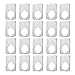 10-Pack Coin Slab Display Holder, Storage Case for Morgan, Peace, IKE Silver 38mm Dollar Coin, Organize Your Coin Collection with Clear Acrylic Cases
