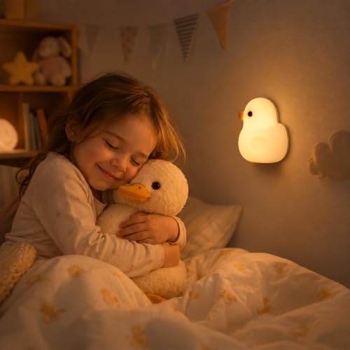 Image of Attivolife Duck Night Light Motion Sensor Kids, Magnetic Locker Light