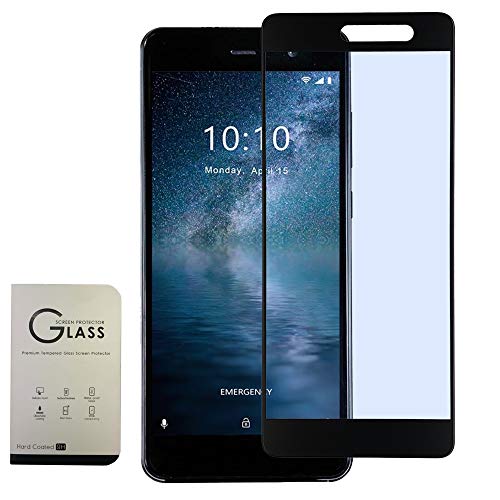 Eaglecell - Tempered Glass Screen Protector for Foxx Miro L590A FoxxD (MetroPCS) - Black Frame
