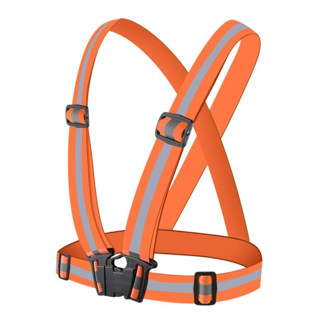 TreasureTree Highlight Reflective High Visibility Suspenders Safety Lightweight Straps with Elastic & Adjustable Holes, 360° Hi Vis Vest for Running, Cycling, Jogging, Hiking and More. (B09Y2MJJVW) Amazon Price History, Amazon Price Tracker