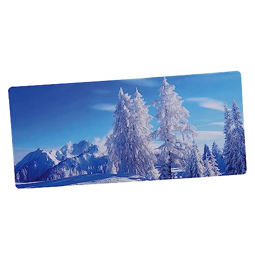 BinZyronic 傫ȃ}EXpbh 35.4x15.7inch ̖ؕ ? hfXN}bg ~߃S L[{[hΉ