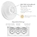 Maxxima Ceiling Mount 360 Degree PIR Occupancy Sensor - Hard-Wired Motion Sensor, LED Compatible, Commercial or Residential Automatic Sensing Solution for Indoor Use at Max Height 15ft, 120-277V
