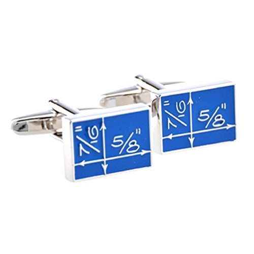 Juego de Mancuernillas MRCUFF Blueprint Architect con Estuche miniatura 2